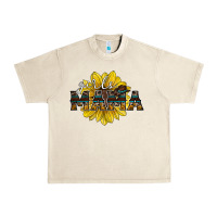 Girls Mama Sunflower Urban Heavy Tee | Teevron