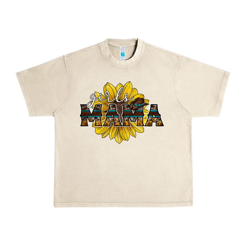 Girls Mama Sunflower Urban Heavy Tee by RacoonDesign | Teevron