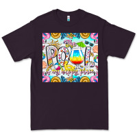 Plum The Pool Is My Happy Place Premium Tee - CowhideDigitalArt
