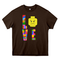 Chocolate Brown love Heavy Core Tee - Bettercallsaul