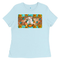 Goat Family Fall Pumpkins Ladies Tee | Teevron