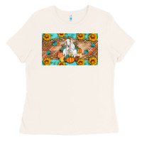 Bone Goat Family Fall Pumpkins Ladies Tee - Artiststas