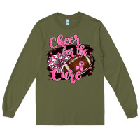 Army Green cheer for the cure Long Sleeve Tee - BarkalooDesign