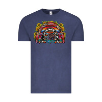 Vintage Denim mexican rainbow Vintage Tee - RacoonDesign