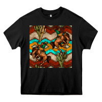 Black native american aztec seamless pattern 5 Heavy Core Tee - BundleAndBundleShop