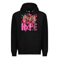 Black hope with woman hands Premium Hoodie - AdoDesignShop