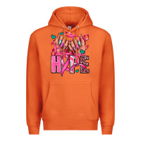 Carrot hope with woman hands Premium Hoodie - AdoDesignShop