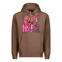 Chestnut hope with woman hands Premium Hoodie - AdoDesignShop