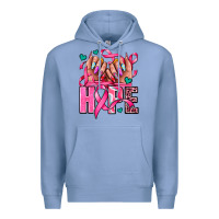 Colony Blue hope with woman hands Premium Hoodie - AdoDesignShop