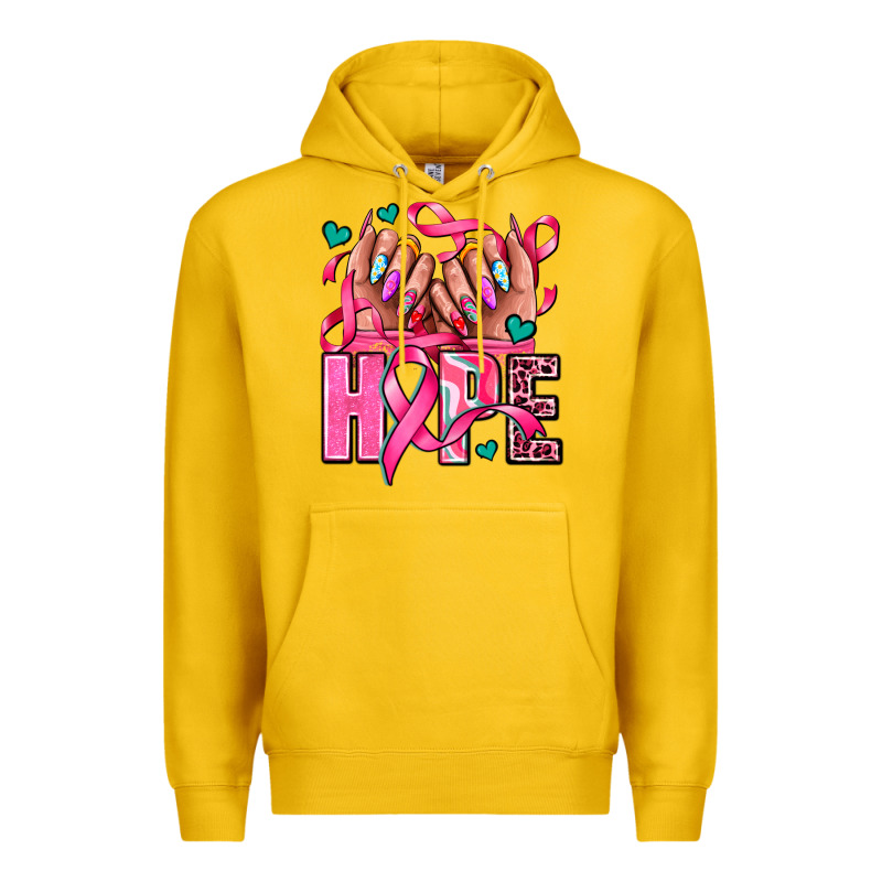 Hope With Woman Hands Premium Hoodie by AdoDesignShop | Teevron