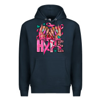 Navy hope with woman hands Premium Hoodie - AdoDesignShop