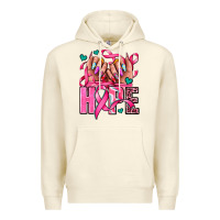 Sandshell hope with woman hands Premium Hoodie - AdoDesignShop