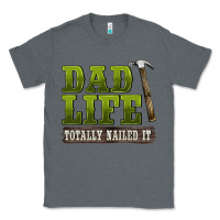 Charcoal Heather dad lıfe totally naıled it Classic Tee - BarkalooDesign