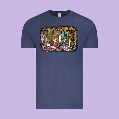 Mini Western Vintage Tee Designed By Racoondesign