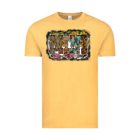 Vintage Mustard mini western Vintage Tee - RacoonDesign