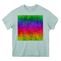 Colorful Tiger Seamless Pattern Heavy Core Tee | Teevron