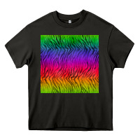 Asphalt colorful tiger seamless pattern Heavy Core Tee - BundleAndBundleShop