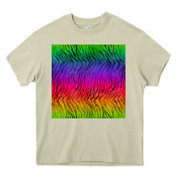 Mossy colorful tiger seamless pattern Heavy Core Tee - BundleAndBundleShop
