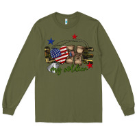 Army Green Love My Soldier Long Sleeve Tee - BarkalooDesign