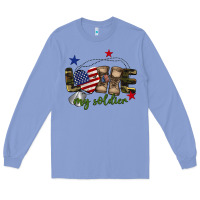 Colony Blue Love My Soldier Long Sleeve Tee - BarkalooDesign