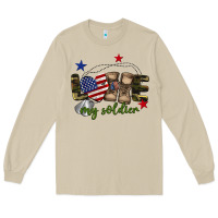 Mushroom Love My Soldier Long Sleeve Tee - BarkalooDesign