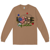 Toasted Coconut Love My Soldier Long Sleeve Tee - BarkalooDesign