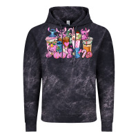 Cloud Black stitch and lilo pink christmas coffee cups Vintage Hoodie - AdoDesignShop