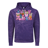Cloud Purple stitch and lilo pink christmas coffee cups Vintage Hoodie - AdoDesignShop