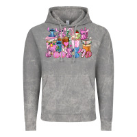 Cloud Rock stitch and lilo pink christmas coffee cups Vintage Hoodie - AdoDesignShop