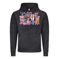 Stitch And Lilo Pink Christmas Coffee Cups Vintage Hoodie | Teevron