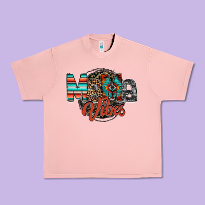 Mama Vibes Urban Heavy Tee Designed By Racoondesign
