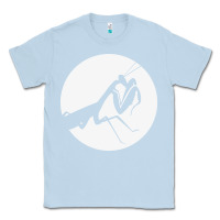 Dusty Blue praying mantis Classic Tee - DesigneFamous