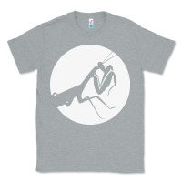 Heather Grey praying mantis Classic Tee - DesigneFamous