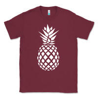 Burgundy pineapple sunset Classic Tee - DesigneFamous