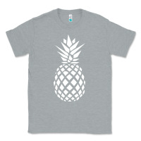 Heather Grey pineapple sunset Classic Tee - DesigneFamous