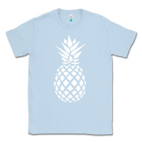 Dusty Blue pineapple sunset Classic Tee - DesigneFamous