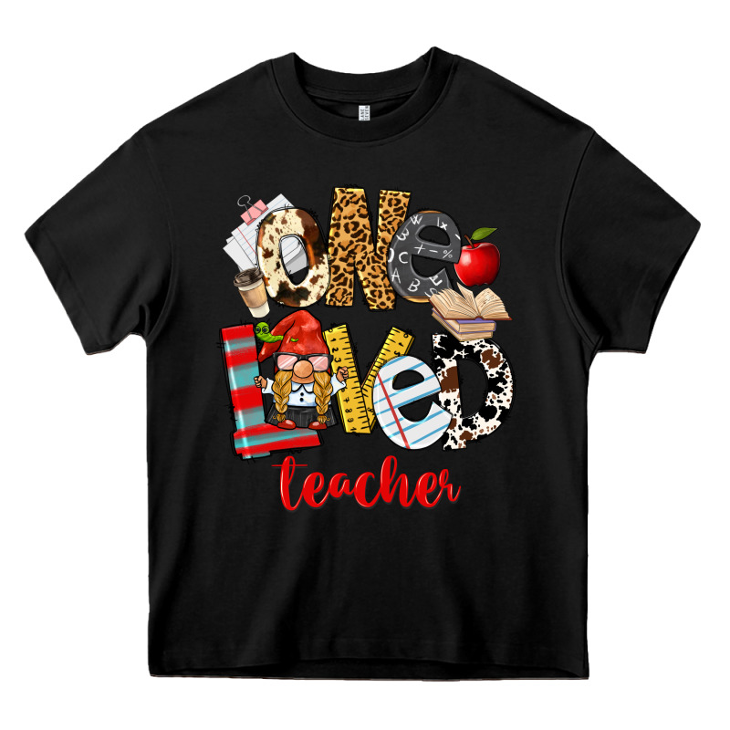 One Loved Teacher Heavy Core Tee by FaDigitalArtStudio | Teevron
