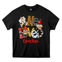 Black One Loved Teacher Heavy Core Tee - FaDigitalArtStudio