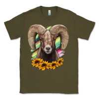Army Green Colorodo Bighorn Sheep Classic Tee - Jasminsmagicworld