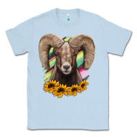 Dusty Blue Colorodo Bighorn Sheep Classic Tee - Jasminsmagicworld