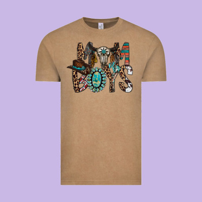 Mom Of Boys Vintage Tee Designed By Racoondesign