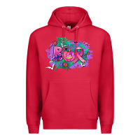 Cardinal halloween boo with cancer ribbon Premium Hoodie - AdoDesignShop
