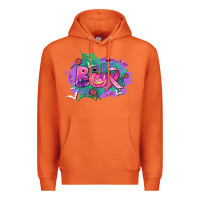 Carrot halloween boo with cancer ribbon Premium Hoodie - AdoDesignShop