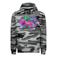 Slate Camo halloween boo with cancer ribbon Premium Hoodie - AdoDesignShop