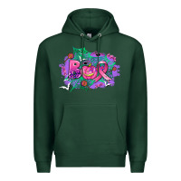 Sports Green halloween boo with cancer ribbon Premium Hoodie - AdoDesignShop
