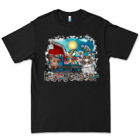 Black Happy Easter Premium Tee - CowhideDigitalArt