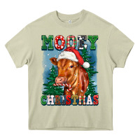 Mossy mooey christmas heifer Heavy Core Tee - FaDigitalArtStudio