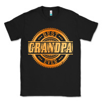 Black best grandpa Classic Tee - DesigneFamous