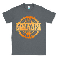 Charcoal Heather best grandpa Classic Tee - DesigneFamous