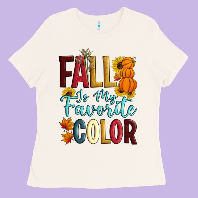 Fall Is My Favorite Color Ladies Tee Designed By Artiststas